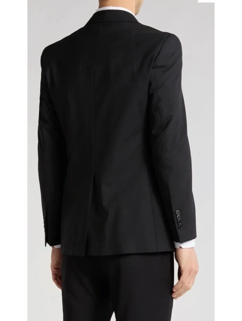 $498 NWT Brooks Brothers Explorer Classic Suit Jacket Black Mens 48R